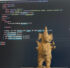 Mein Logo,Hindugottheit Ganesha vor HTML-Datei.